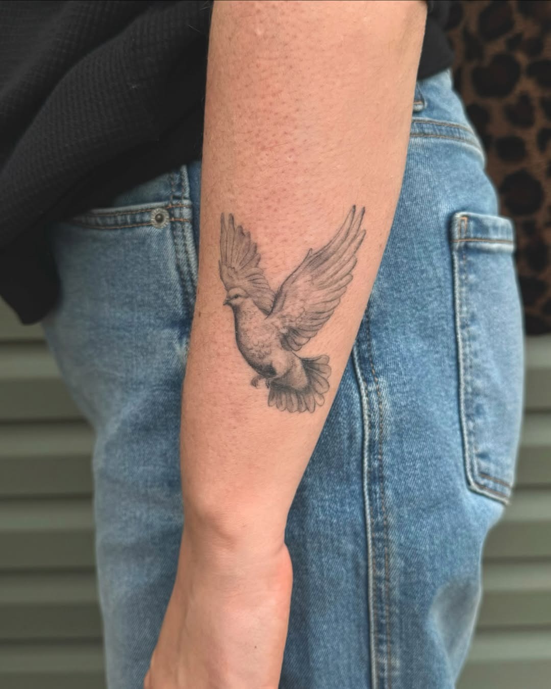 Elegant dove tattoo for a serene vibe Tattoo Design
