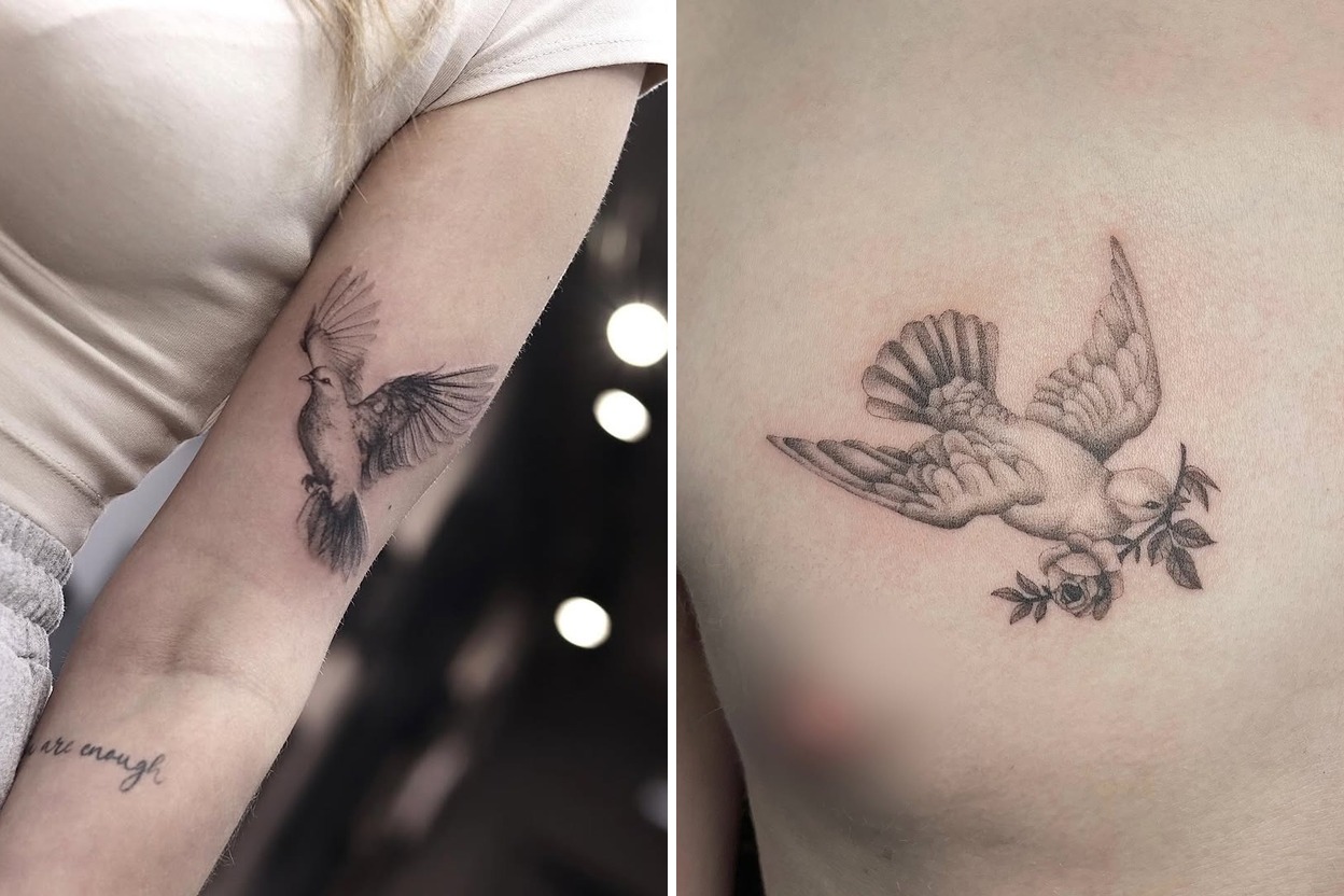 19 Inspiring Dove Tattoo Ideas For Your Next Ink Featured Lookbook Collage