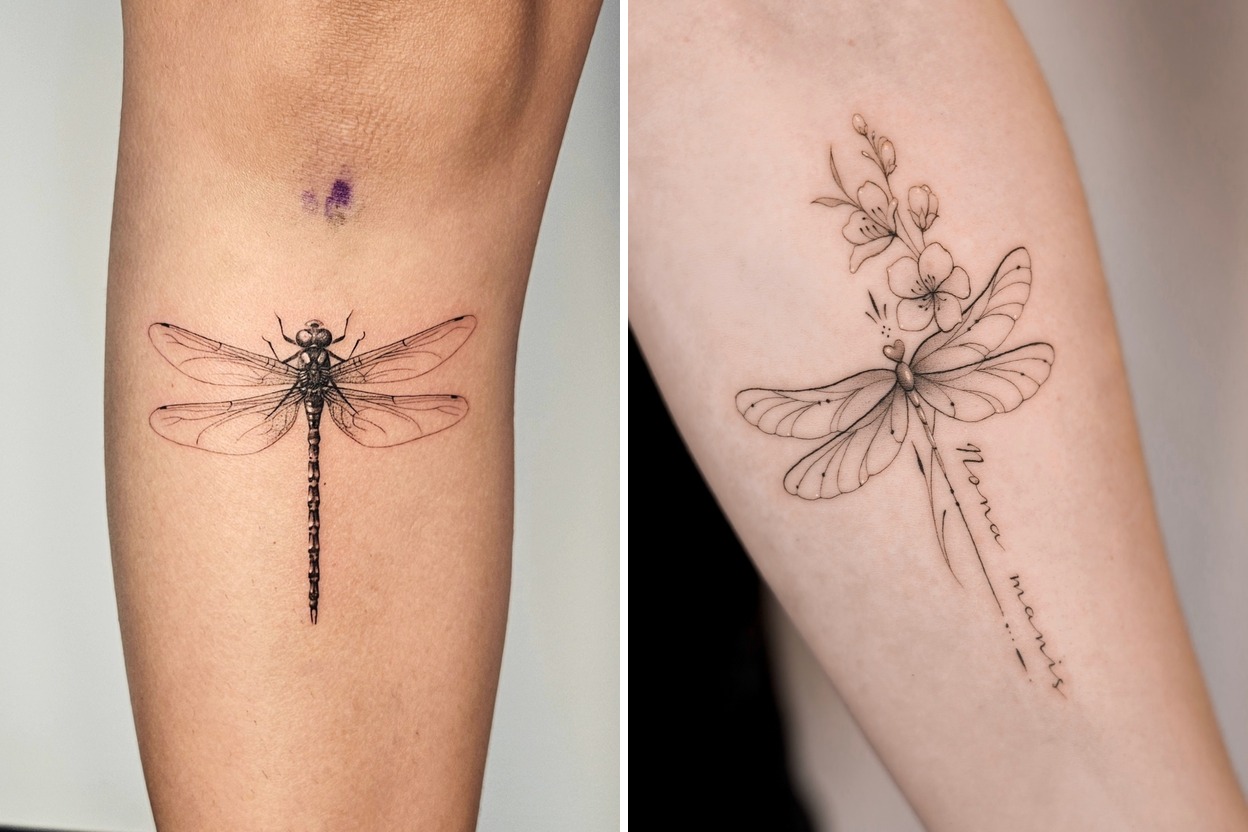 20 Inspiring Dragonfly Tattoo Ideas That Stand Out With Elegance Featured Lookbook Collage