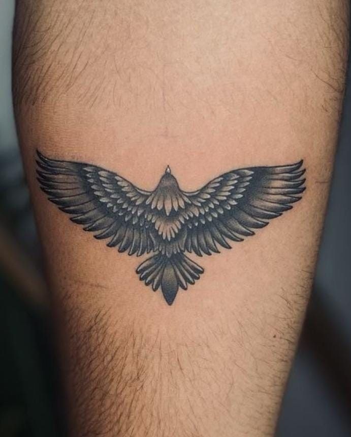 Small Spread Eagle Tattoo Tattoo Design