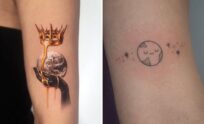 39+ Earth Tattoo Ideas & Inspiration