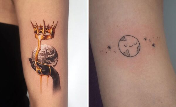 39+ Earth Tattoo Ideas & Inspiration