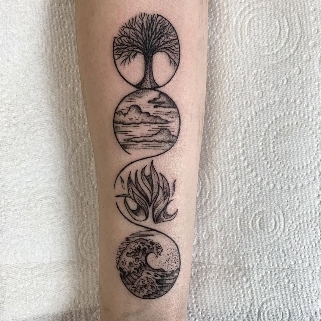 Nature-inspired tattoos for deep connection Tattoo Design