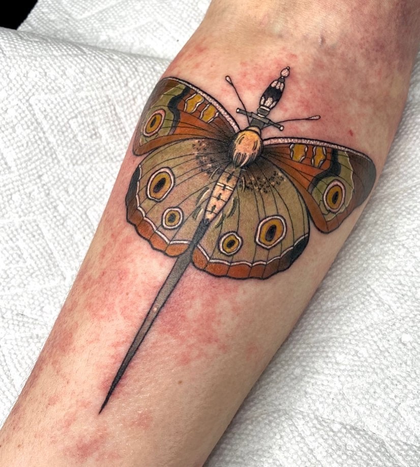 Nature-Inspired Butterfly Tattoo Tattoo Design