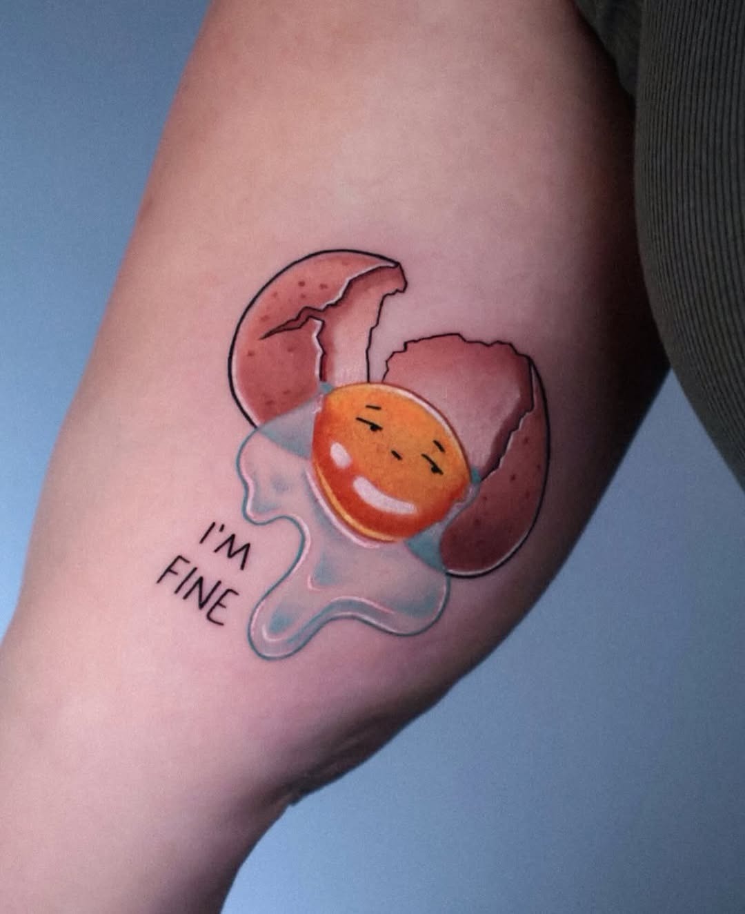 The design centers on whimsical egg with cheerful imagery that reads clearly at a glance.