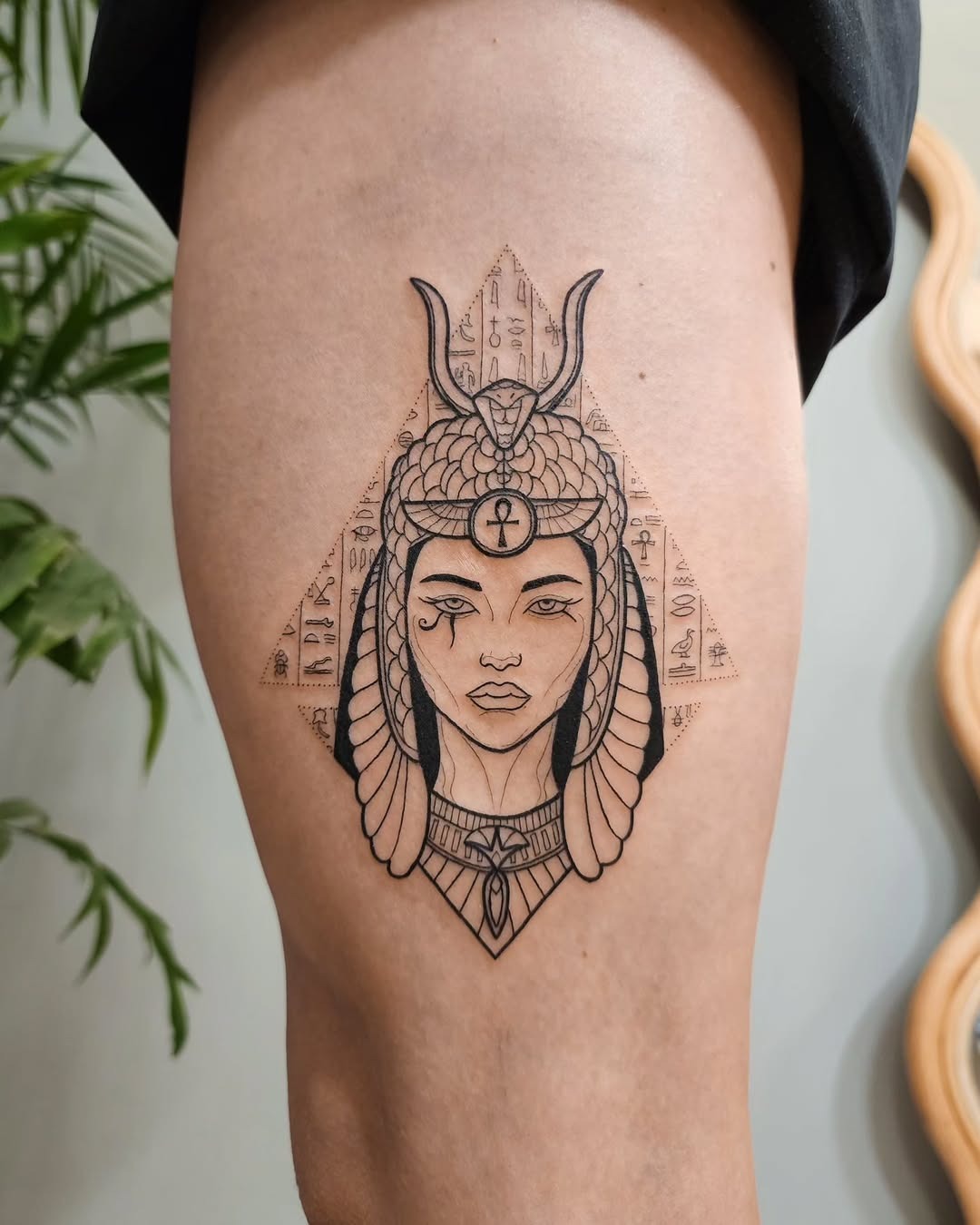 Intricate Egyptian Pharaoh Tattoo Art Design Tattoo Design