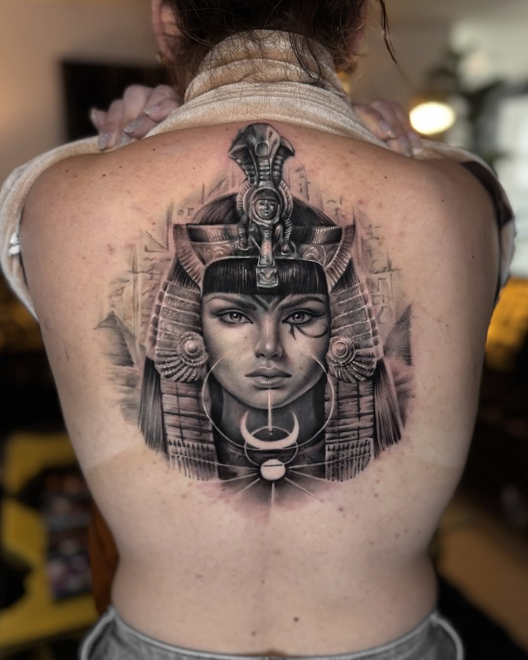 Intricate Egyptian Queen Tattoo Design Tattoo Design