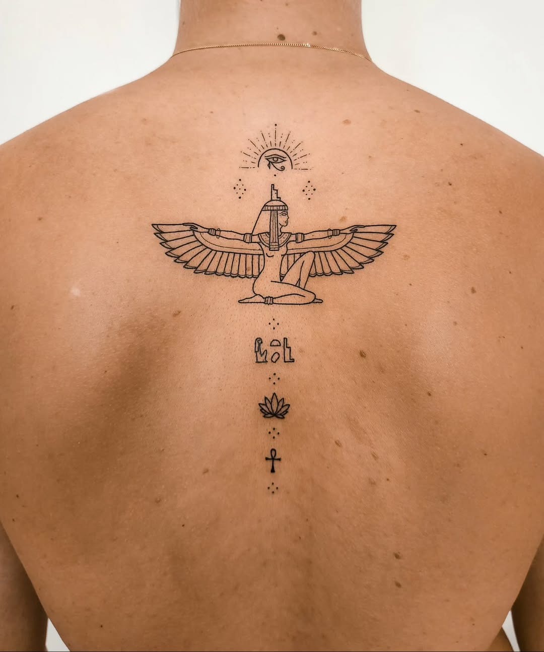 Timeless Egyptian symbolism depicted in stunning ink Tattoo Design