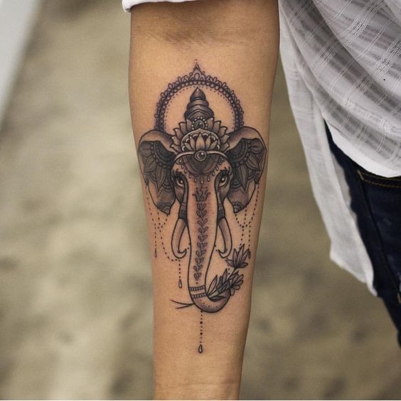 Beautiful Buddha Elephant Tattoos Tattoo Design