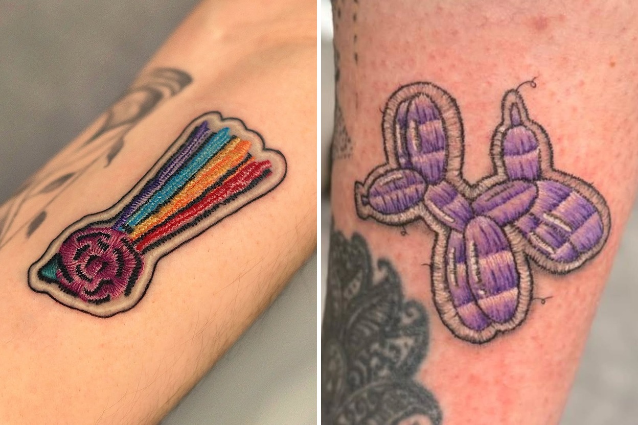 45+ Embroidery Tattoo Ideas Full of Meaning and Personal Style Featured Lookbook Collage