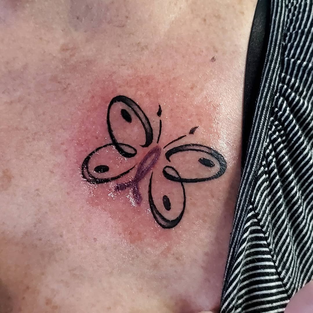 Beautiful butterfly tattoo symbolizes resilience and hope Tattoo Design