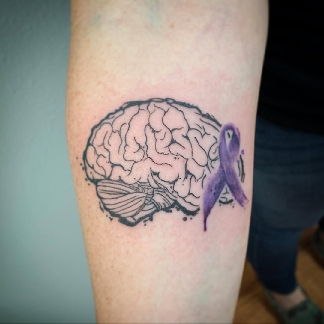 Symbol of strength and awareness for epilepsy Tattoo Design