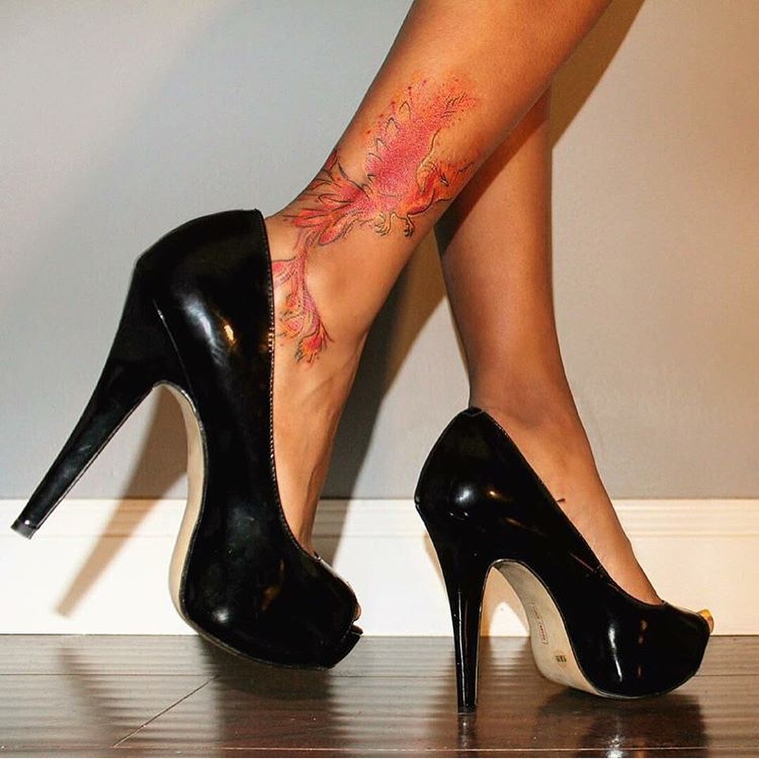 Vibrant tattoo symbolizing strength and resilience. Tattoo Design