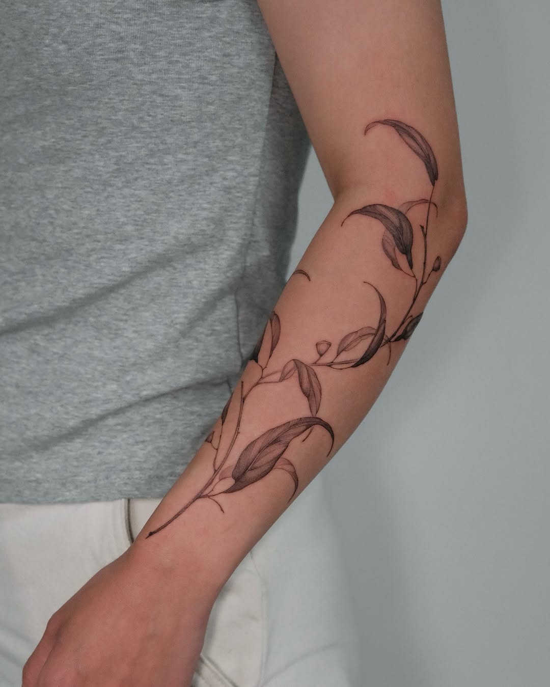 Elegant eucalyptus tattoo showcasing natural beauty Tattoo Design