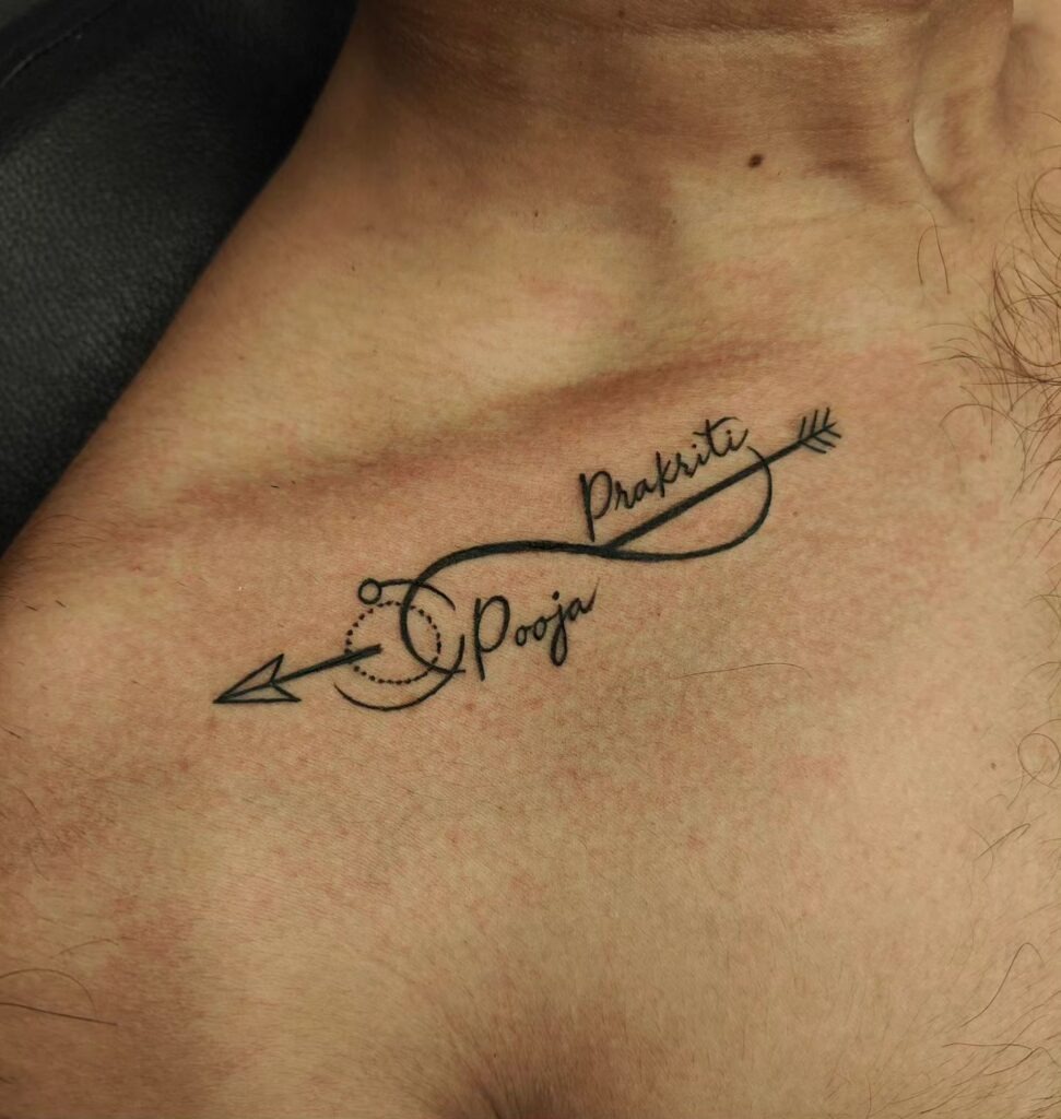 Arrow Name Tattoo Tattoo Design