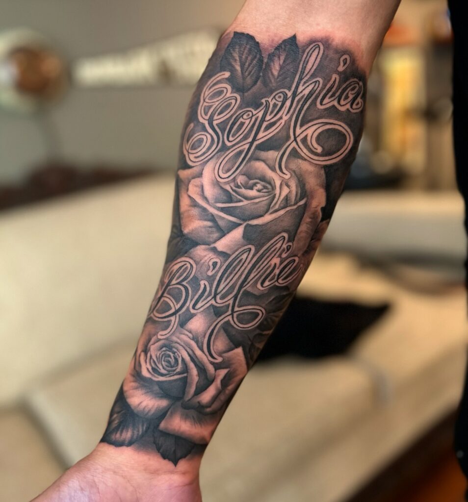 Kids Names Tattoo Tattoo Design