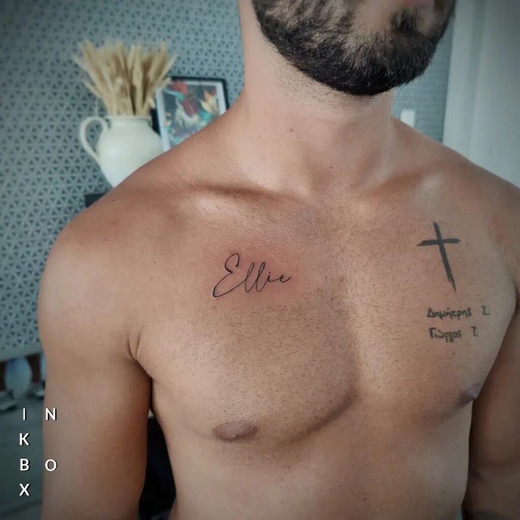 Minimalist Collarbone Tattoo Tattoo Design
