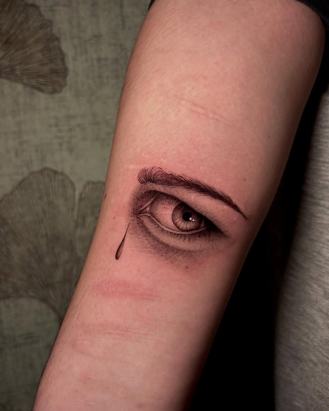 Intricate Eye Tattoo with a Dramatic Touch Tattoo Design
