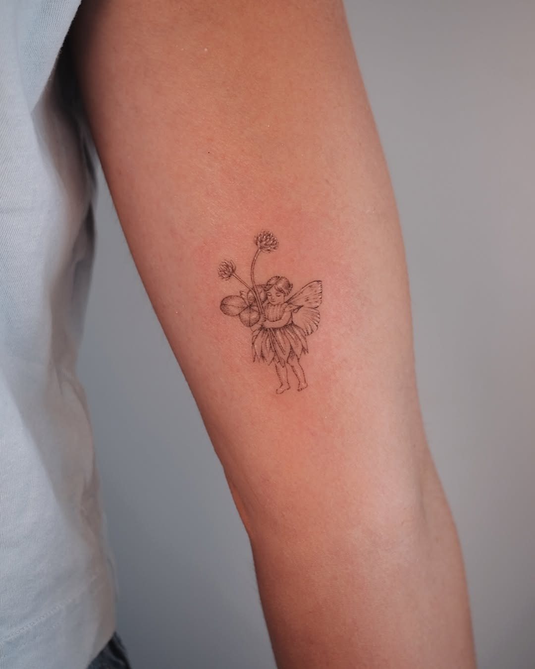 Enchanting fairy tattoo with intricate details Tattoo Design
