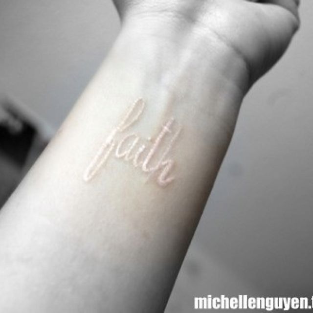 Faith, Hope Love Shoulder Blade Tattoo Design Tattoo Design