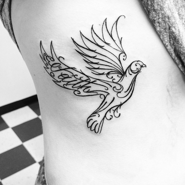 Jesus Walking On Water Colored Faith Tattoo Tattoo Design