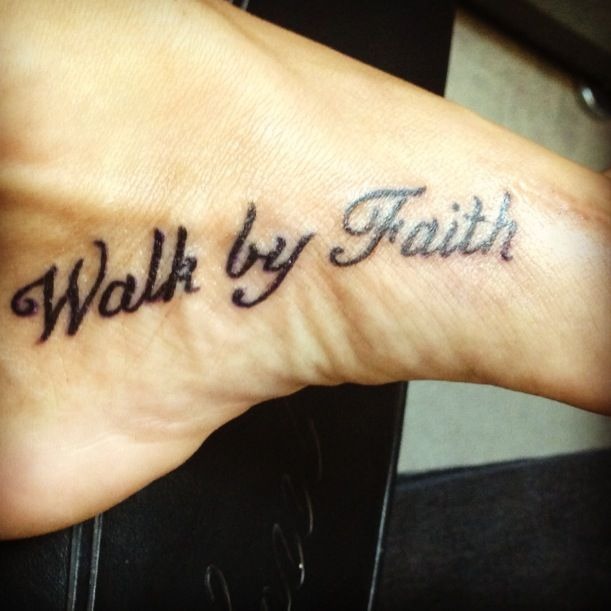 Love is the Center of Faith Tattoo Design