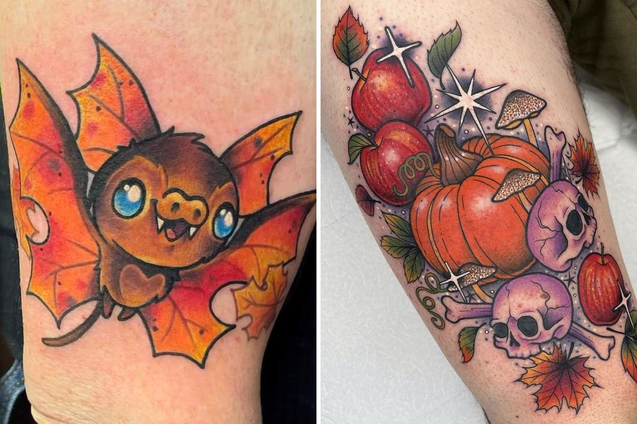 33+ Fall Tattoo Ideas & Inspiration Featured Lookbook Collage