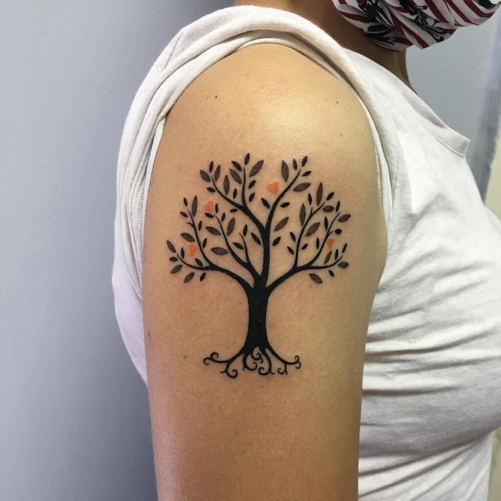 Celestial Family Tree Tattoo Tattoo Design