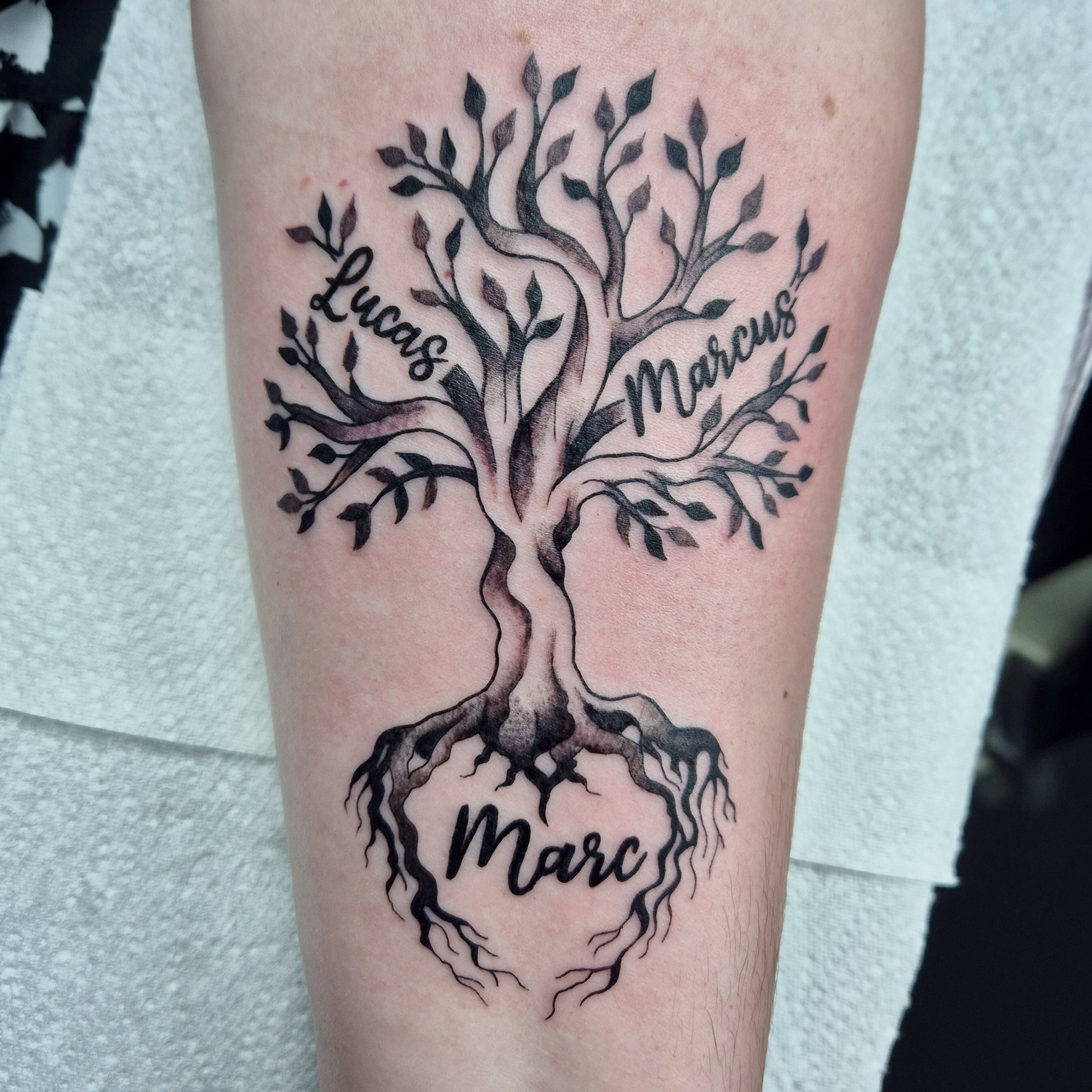 Circular Family Tree Tattoo Tattoo Design