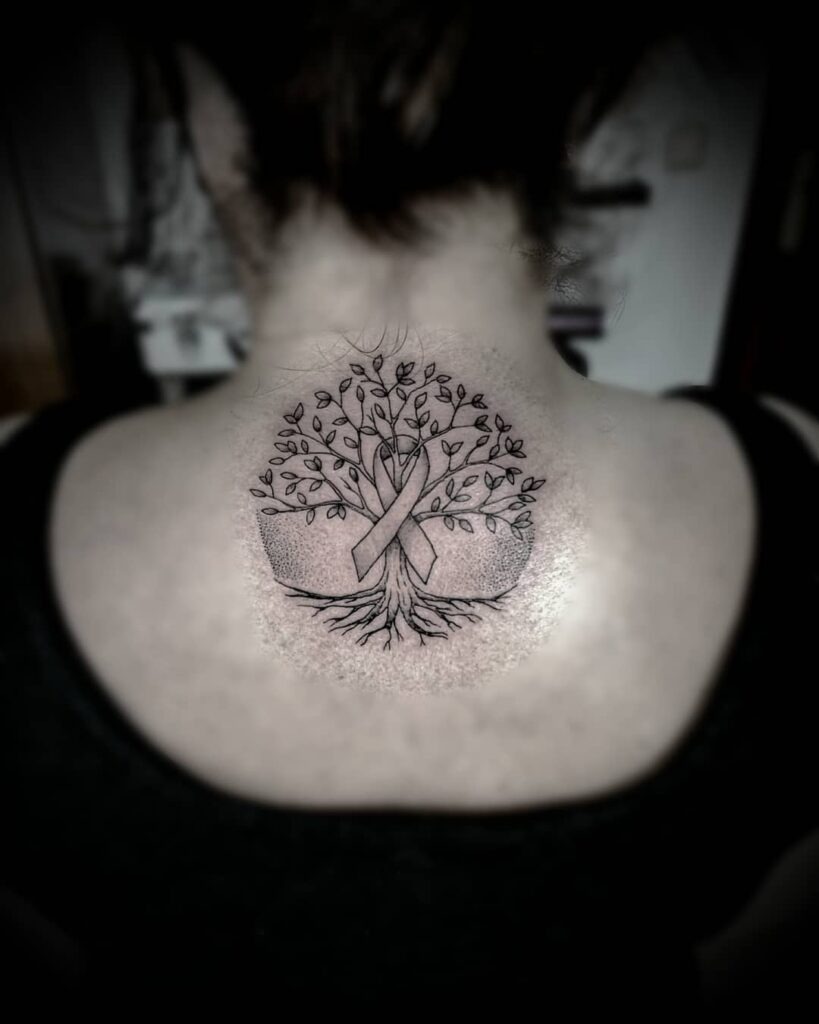 DNA Family Tree Back Tattoo Tattoo Design