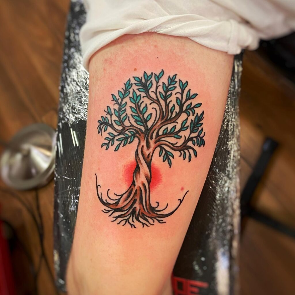 Family Bond Tree Tattoo Tattoo Design