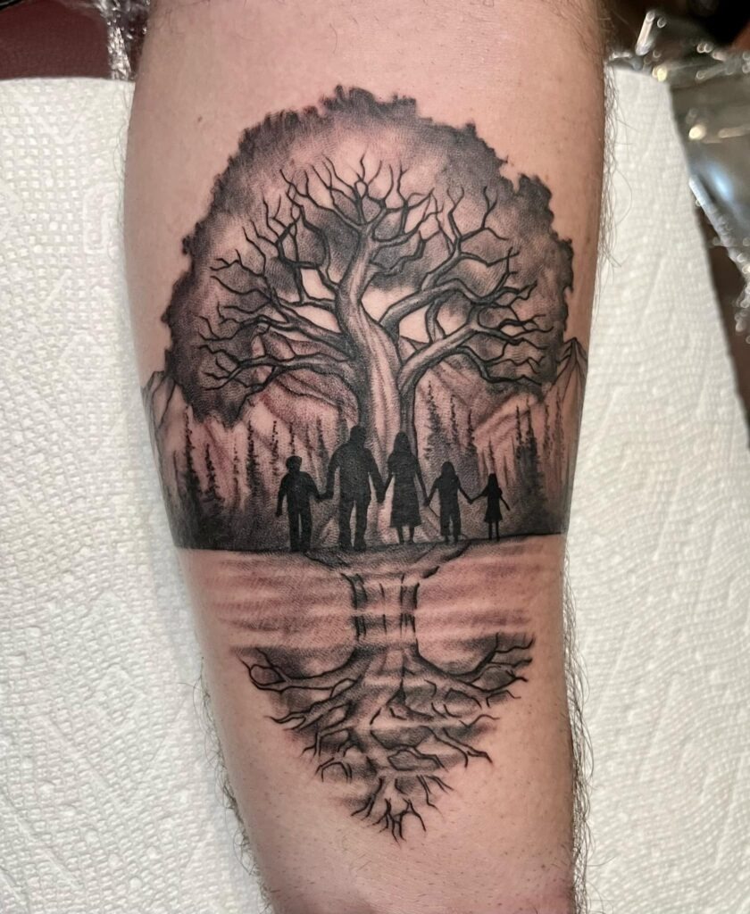 Family Tree Tattoos for Men Tattoo Design