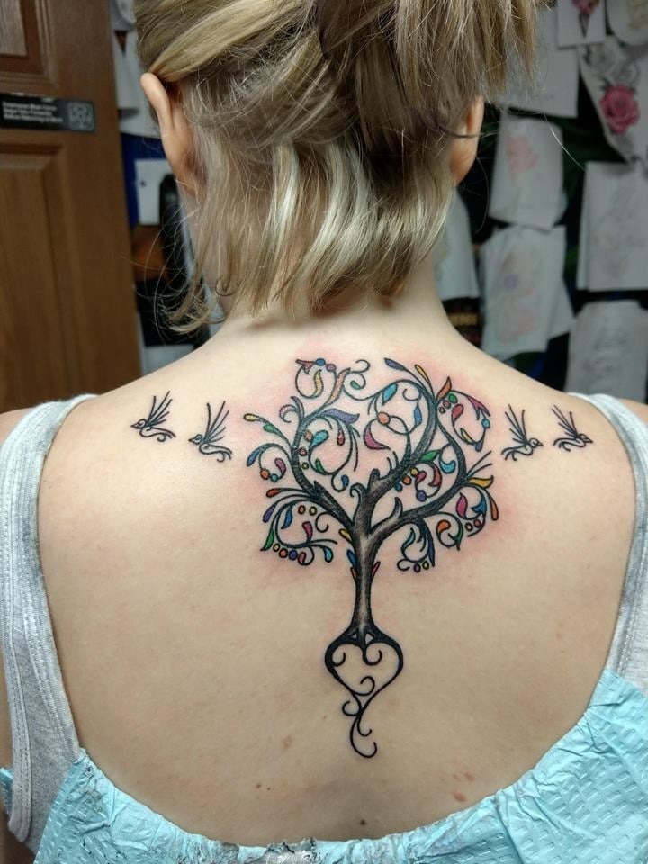 Mandala Family Tree Tattoo Tattoo Design