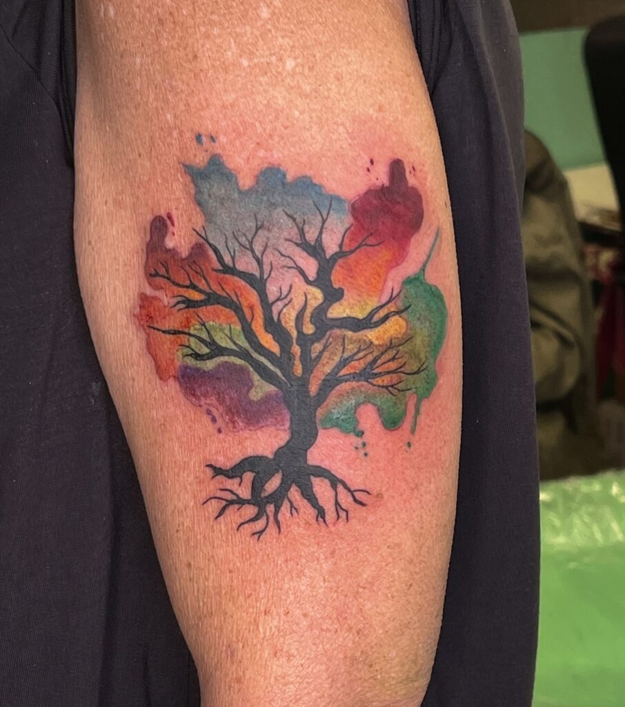 Mystical Family Tree Tattoo Tattoo Design