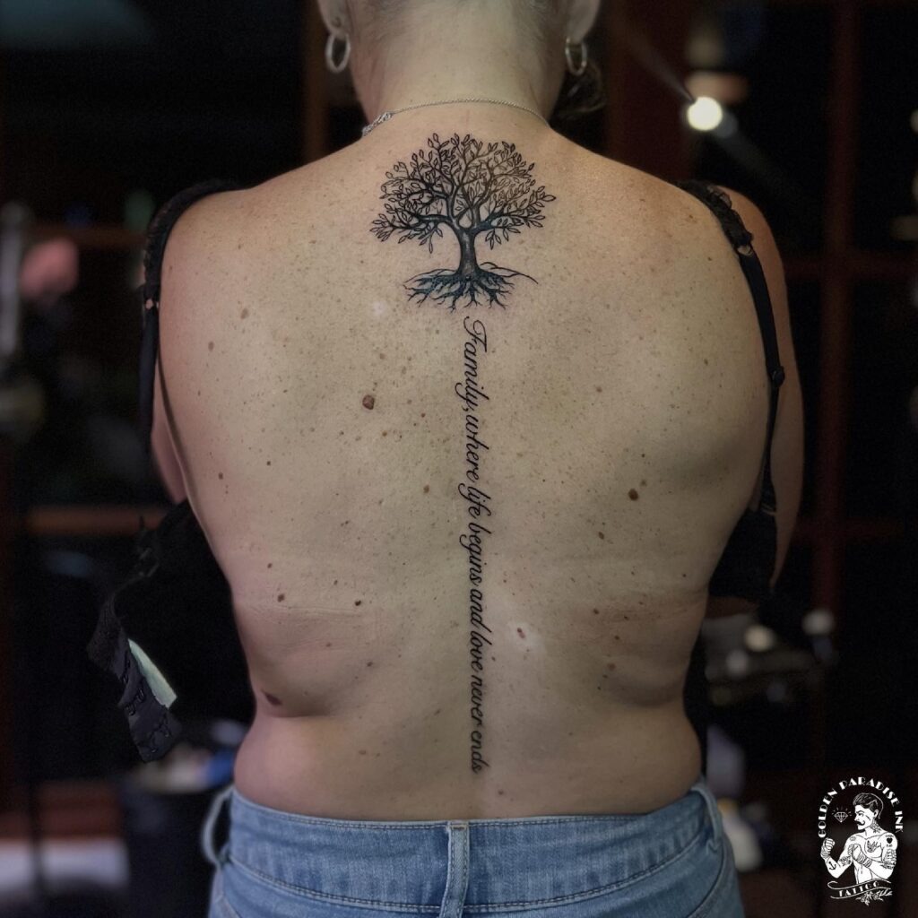 Personalized Family Tree Tattoo Tattoo Design