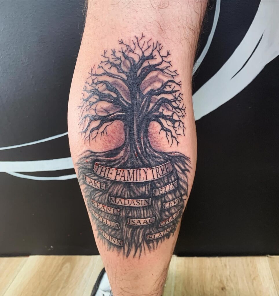 Personalized Family Tree Tattoo Tattoo Design