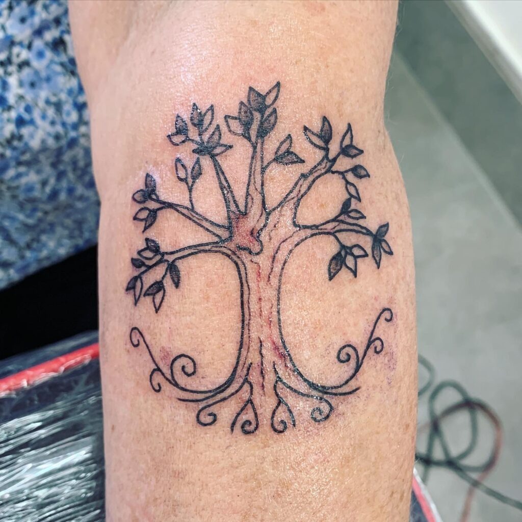 Simple Family Tree Tattoo Tattoo Design