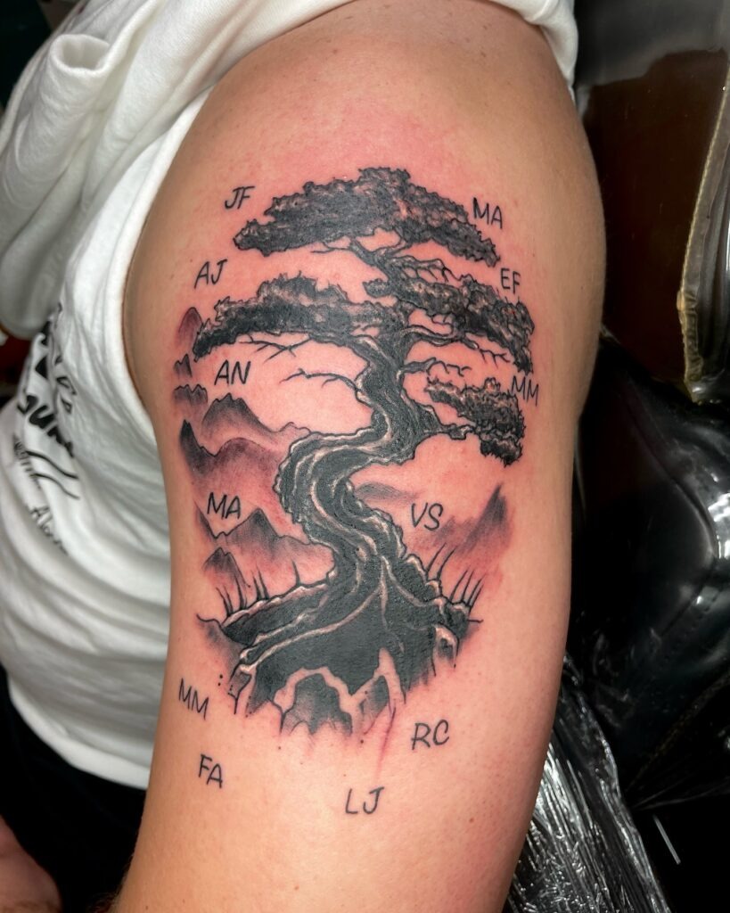 The Family Tree Tribute Tattoo Tattoo Design