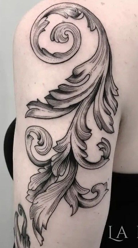 Classic Filigree Arm Tattoo Tattoo Design