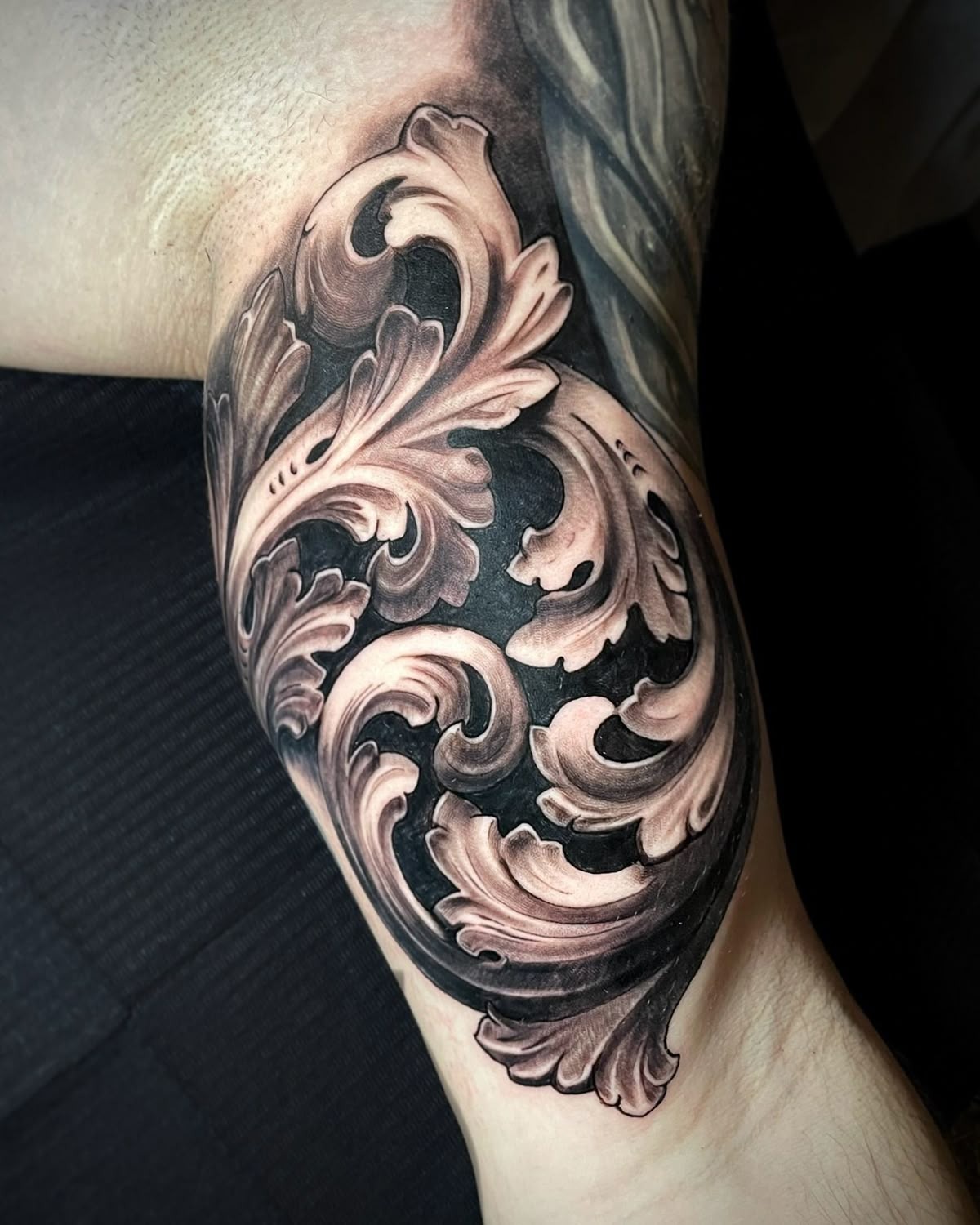 Filigree Knee Tattoo Tattoo Design