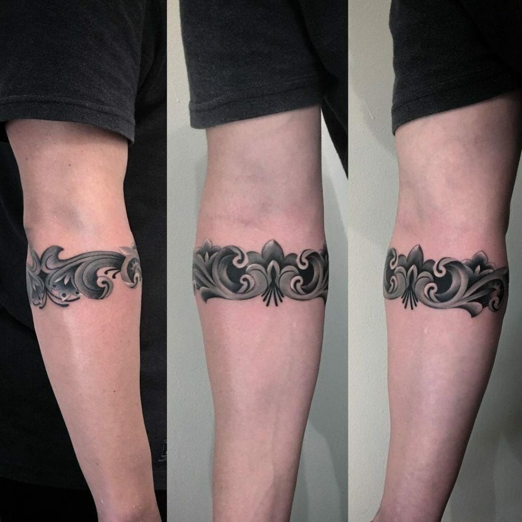 Ornamental Filigree Band Tattoo Tattoo Design
