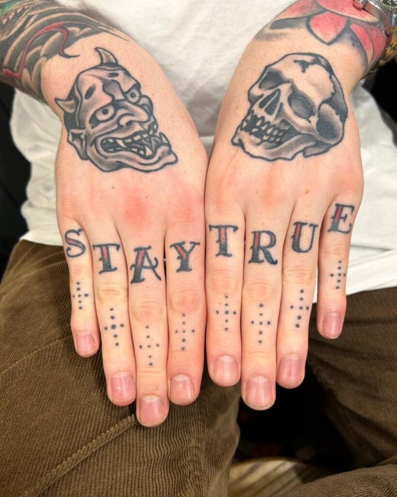 F*** Off Middle Finger Tattoo Tattoo Design