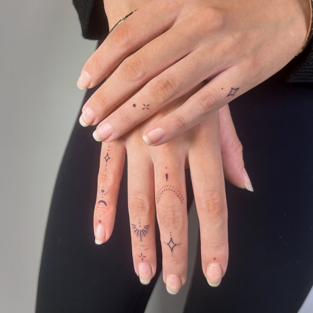 Finger Tattoo Ideas for Women Tattoo Design