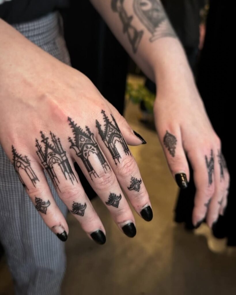 Minimalist Ace of Spades Finger Tattoo Tattoo Design