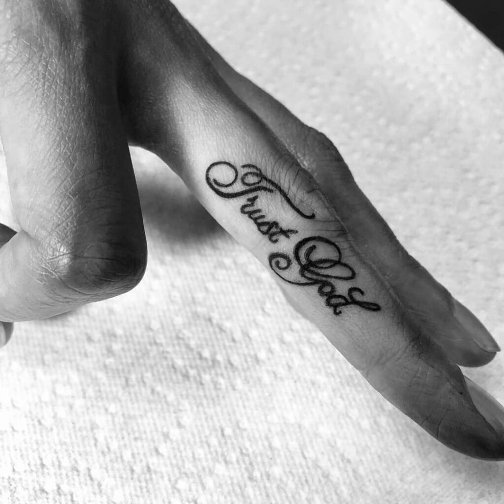 Minimalist Eye Finger Tattoo Tattoo Design