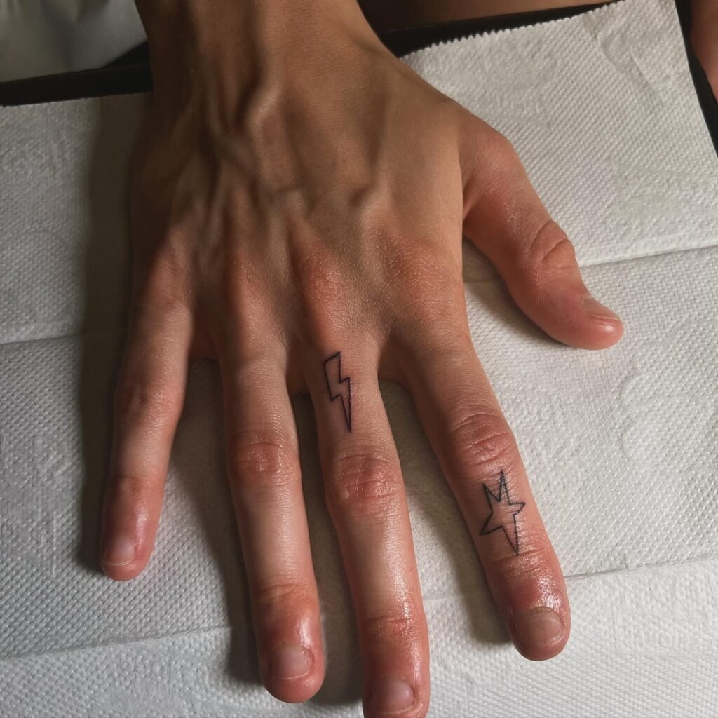 Rose and Sword Hand Tattoos Tattoo Design