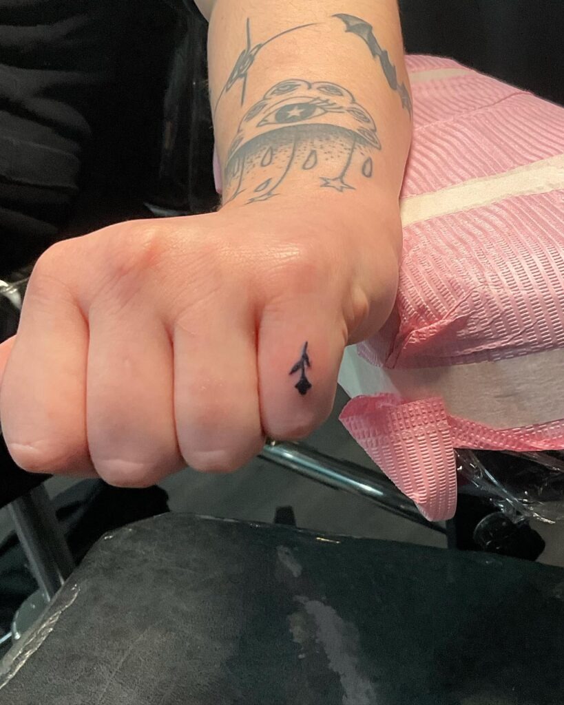 Tiny Sun Finger Tattoo Tattoo Design