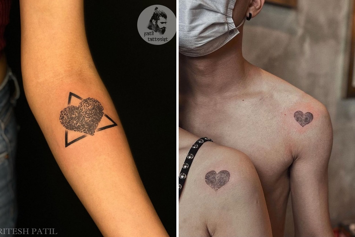 26 Meaningful Fingerprint Tattoo Ideas For Personal Ink Featured Lookbook Collage
