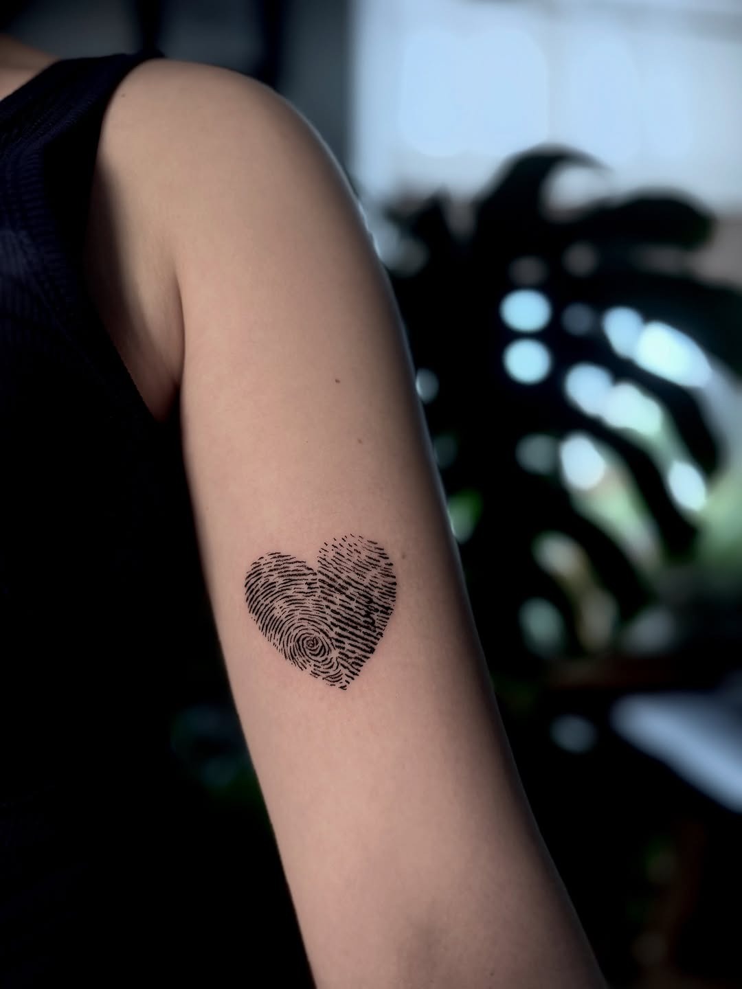 Unique Fingerprint Heart Tattoo Design Tattoo Design
