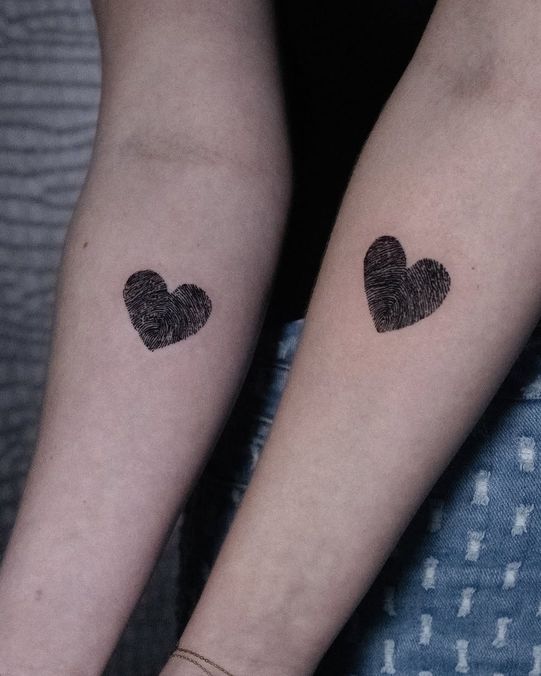 Unique Heart-Shaped Fingerprint Tattoos Tattoo Design